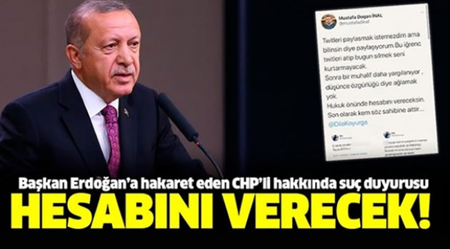 Cumhurbaşkanı Erdoğan, Hesabını Verecek..