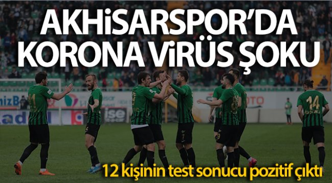 Akhisarspor'da 12 kişinin test sonucu pozitif