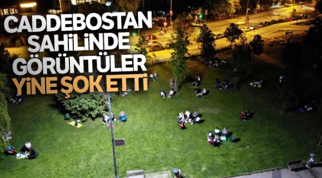 Caddebostan sahilindeki kalabalık şoke etti