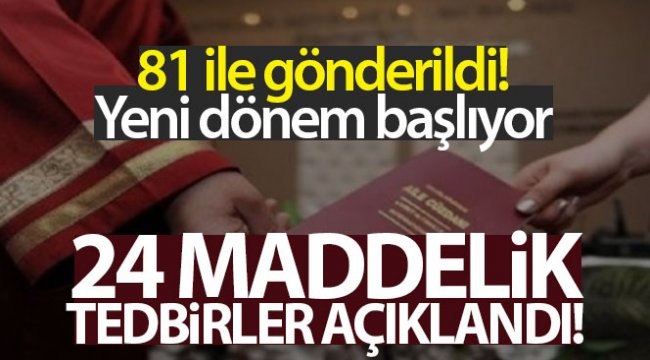 İçişleri Bakanlığı tarafından yeni tedbirler açıklandı