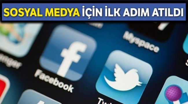 Sosyal medya için ilk adım atıldı