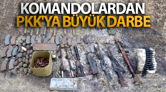 Komandolardan PKK'ya büyük darbe