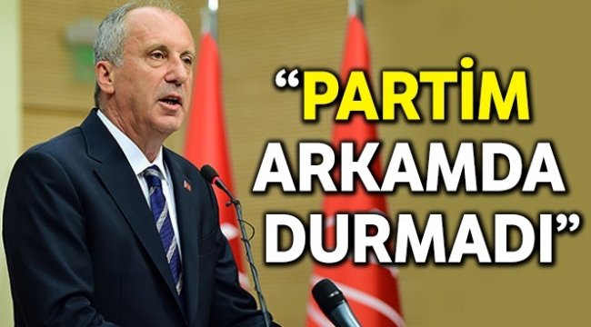 Muharrem İnce: Kemal Bey'in iktidar olma iddiası yok