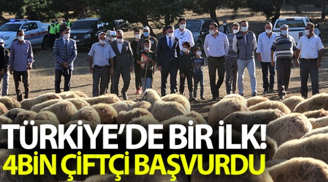 Türkiye'de bir ilk, 4 bin çiftçi başvurdu