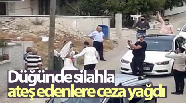 Bursa'daki düğünde silahla ateş edenlere ceza yağdı