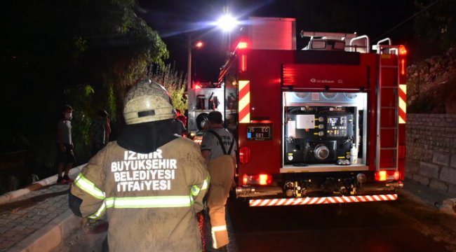 İzmir'de kabus dolu anlar! Önce intihara kalkıştı, sonra evi yandı