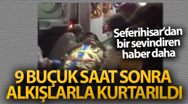 9,5 saat sonra sevindirici haber! Bir kişi daha yaralı olarak enkazdan çıkarıldı