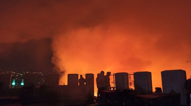 Estergon Kalesi'ndeki restoranda korkutan yangını