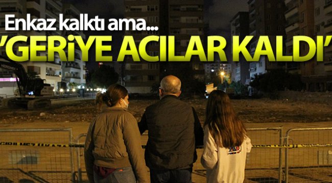 Rıza Bey Apartmanının enkazı kaldırıldı, geriye acılar kaldı