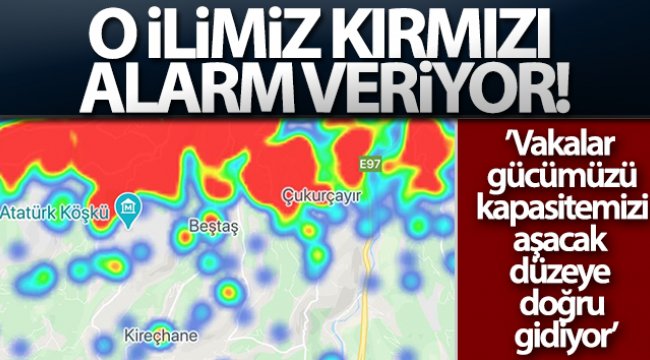 Trabzon kırmızı alarm veriyor