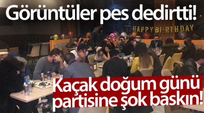 Esenyurt'ta polisten kaçak doğum günü partisine şok baskın