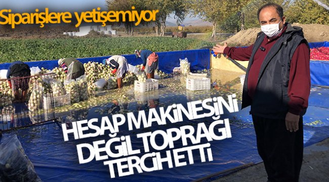 Hesap makinesini değil toprağı tercih etti