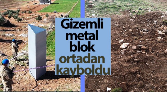 Göbeklitepe yakınlarındaki gizemli metal blok ortadan kayboldu