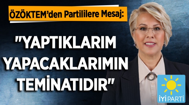 "YAPTIKLARIM YAPACAKLARIMIN TEMİNATIDIR"