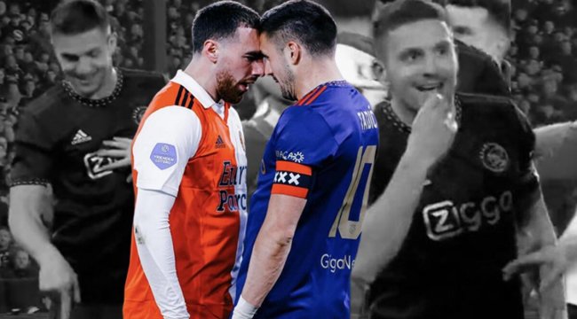 Feyenoord - Ajax maçında Dusan Tadic'ten Orkun Kökçü'ye skandal hareket! 