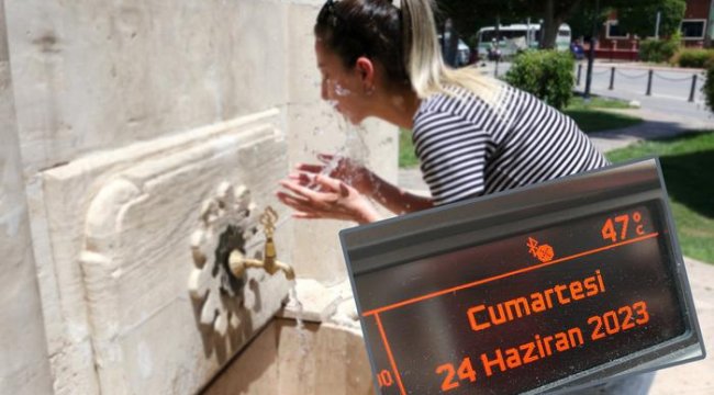 Adana bu yaz da bildiğimiz gibi! Termometreler son noktaya dayandı: Sıcaklık 47 dereceyi buldu