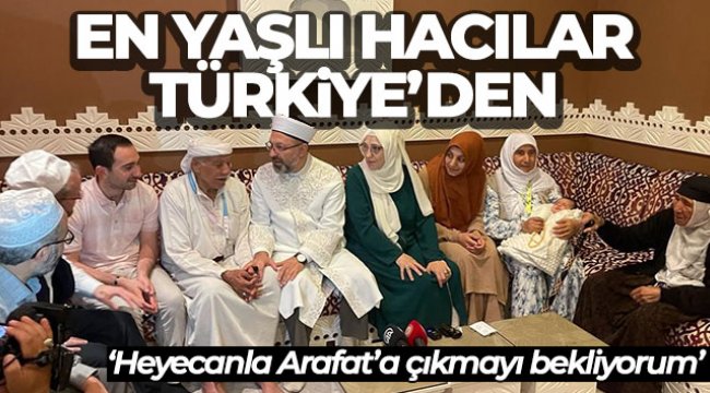 En yaşlı hacılar Türkiye'den