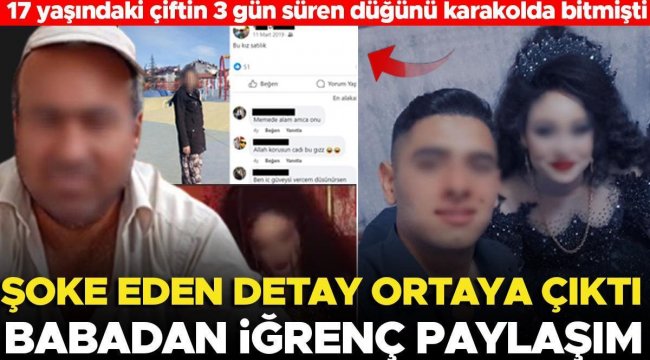 17 yaşındaki çiftin 3 gün 3 gece süren düğün karakolda bitmişti! Gelinin babasının iğrenç paylaşımı ortaya çıktı