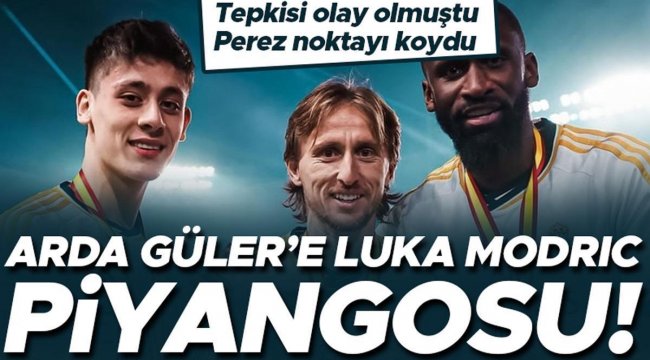 Arda Güler'e Luka Modric piyangosu! Tepkisi olay olmuştu, Florentino Perez noktayı koydu