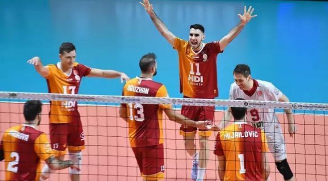 Galatasaray HDI Sigorta, Challenge Kupası'nda yarı finale yükseldi