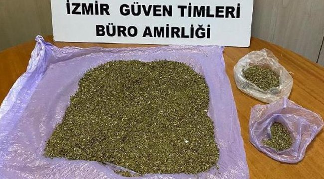 İzmir'de cezaevi firarisine operasyon! Uyuşturucu maddeyle yakalandı