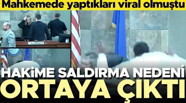 Mahkemede yaptıkları viral olmuştu... Suç makinesi çıktı! Hakime işte bu yüzden saldırmış