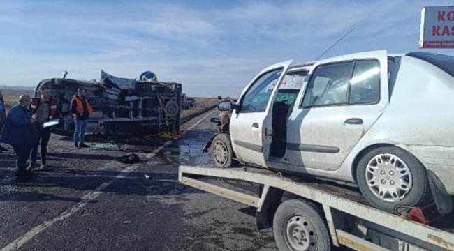 Niğde'de feci kaza: 1 kişi hayatını kaybetti, 5 yaralı