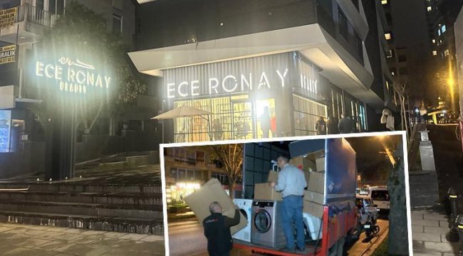 Sosyal medya fenomeni Ece Ronay'ın güzellik merkezine haciz