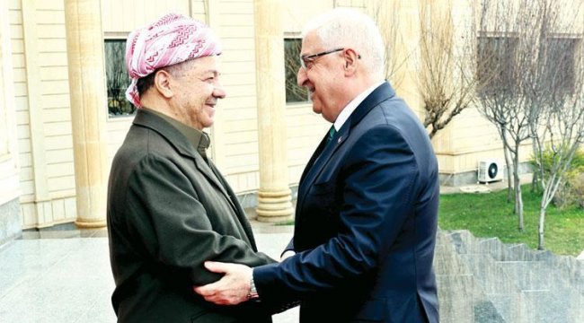 Bakan Güler Erbil'de Barzani ile görüştü