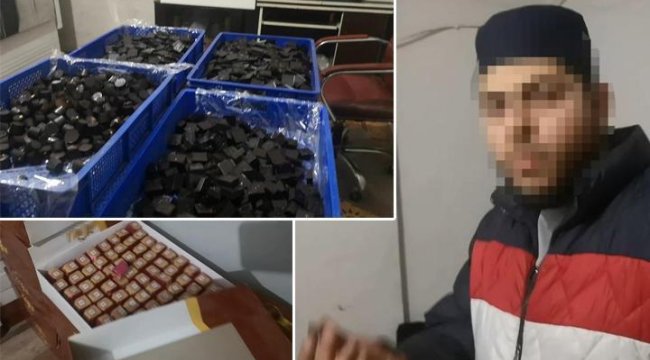 Bursa'da kaçak çikolata operasyonu! 'Sen bu çikolatayı yer misin?' sorusuna çikolatayı yiyerek cevap verdi