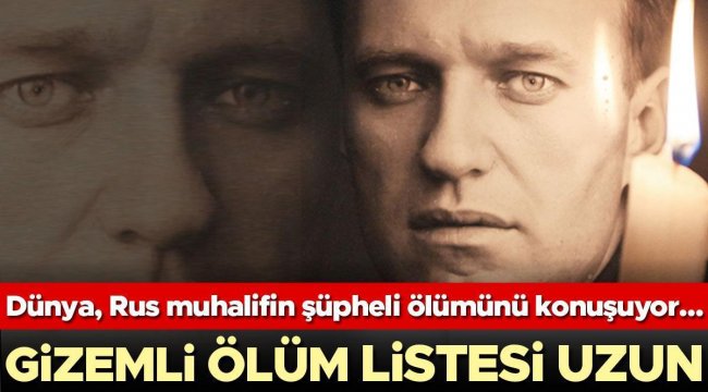 Dünya Rus muhalifin şüpheli ölümünü konuşuyor! Çiçek bırakanı gözaltına aldılar