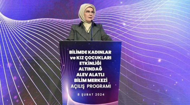 Emine Erdoğan, Alev Alatlı Bilim Merkezi'nin açılışını yaptı... 'Türk bilim kadınları dünyaya ilham oluyor'