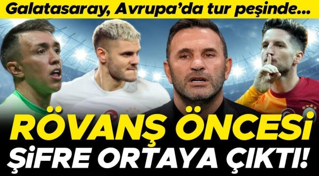 Galatasaray tur için Prag'da! Avrupa Ligi'ndeki rövanş öncesi şifre ortaya çıktı: 6 ve 28...