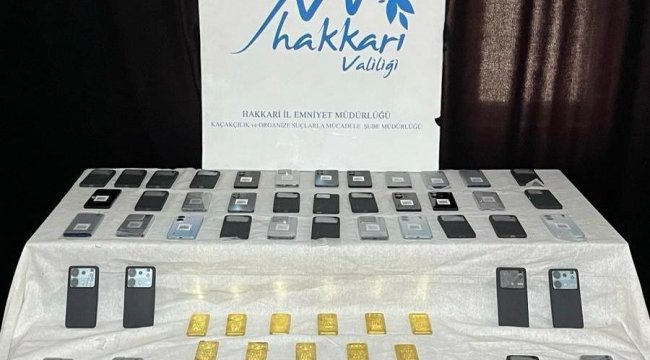 Hakkari'de 13 kilo kaçak altın ele geçirildi