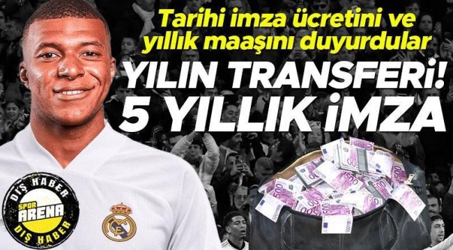 Kylian Mbappe, Real Madrid ile her konuda anlaştı! İstediği çılgın imza parası ve yıllık maaşı...