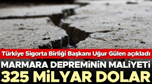 Marmara depreminin maliyeti 325 milyar dolar