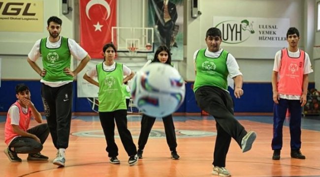 Özel sporcular sevgi ile buluştu