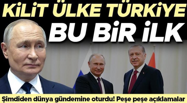 Putin'in Türkiye ziyareti şimdiden dünya gündemine oturdu! Bu bir ilk olacak...