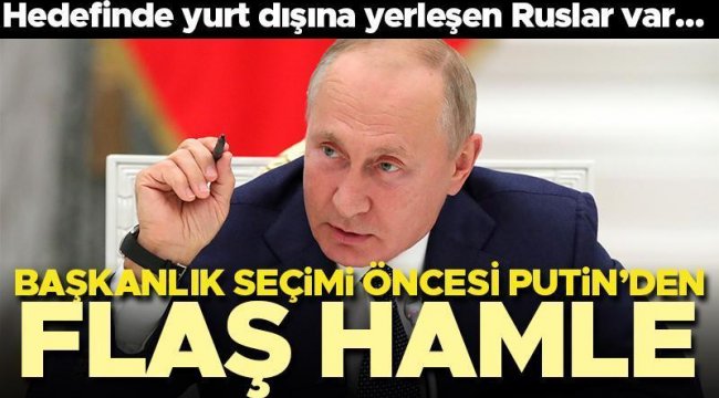 Seçim öncesi Putin'den flaş hamle... Savaş karşıtlarının mallarına el koyacak