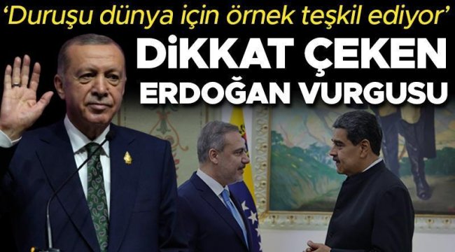 Venezuela'da Devlet Başkanı Maduro'dan Filistin vurgusu: Erdoğan'ın duruşu dünya için örnek teşkil ediyor