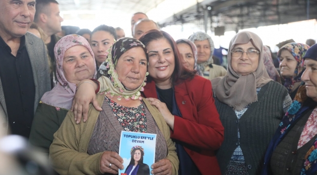 Başkan Çerçioğlu Karpuzlu'da Coşkuyla Karşılandı