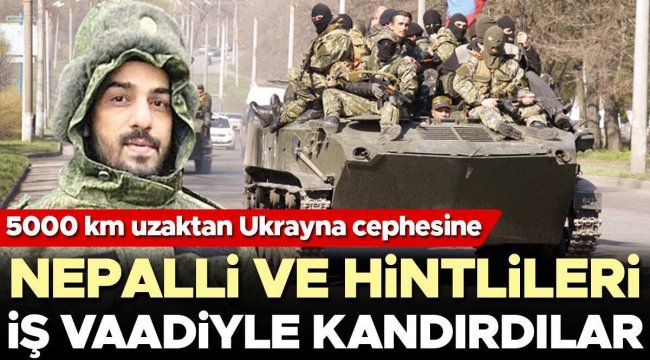 Nepalli ve Hintlileri iş vaadiyle kandırdılar