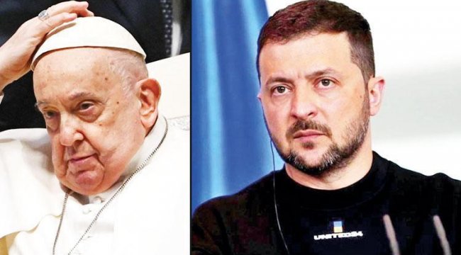 Zelenski'den Papa'ya 'beyaz bayrak' tepkisi