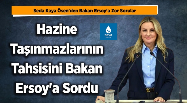 Seda Kaya Ösen'den Bakan Ersoy'a Zor Sorular