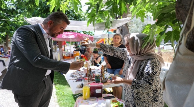 Buca'da Üretici Kadın Pazarı ilgi görüyor