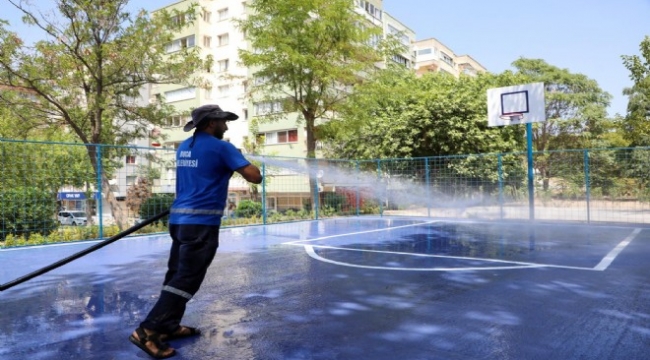 Buca'da park baştan sona yenilendi