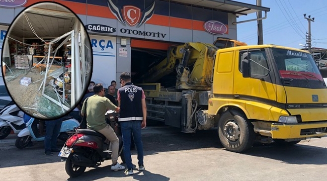 Freni boşaldı... Ortalık savaş alanına döndü!