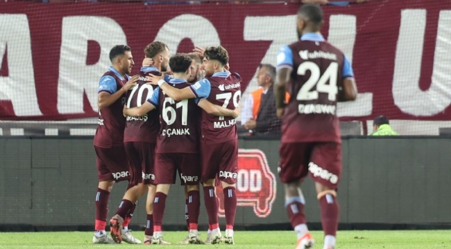 Trabzonspor, Avrupa da tek golle turladı