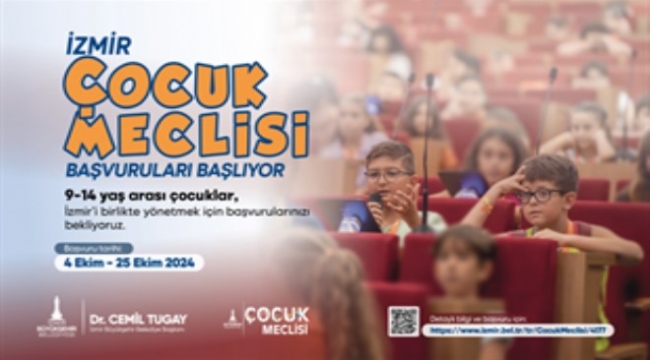 'İzmir Çocuk Meclisi' başvuruları başlıyor