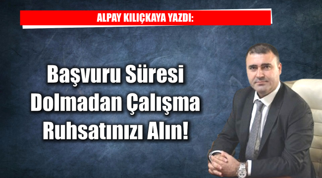 Alpay Kılıçkaya Yazdı